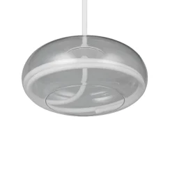 Lampadari Cucina-Selezionato da Mazzolaluce Lampadario sfera vetro trasparente per cucina moderna led 26w 4000k