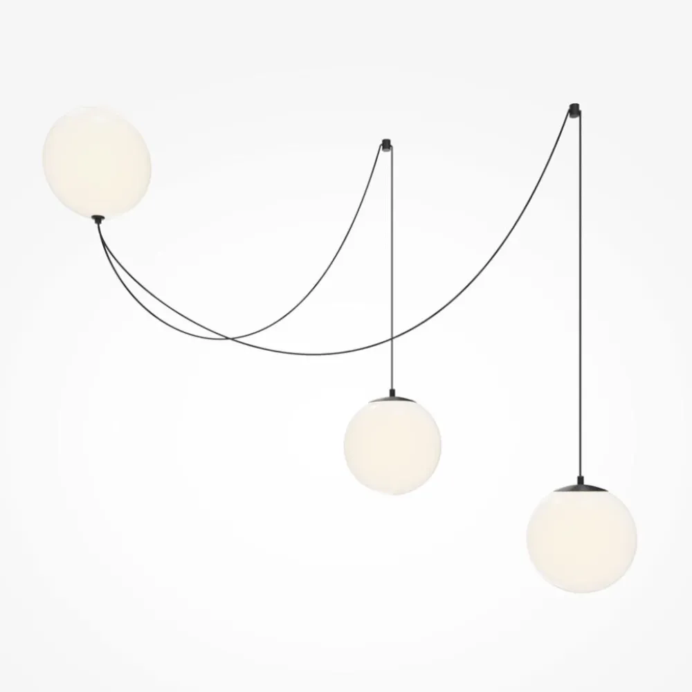 Lampadari Moderni-Maytoni Lampadario sfere a sospensioni twins led 3000k