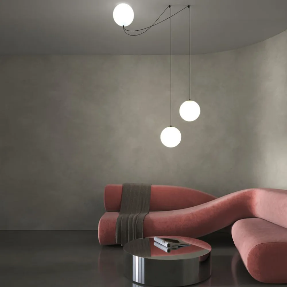 Lampadari Moderni-Maytoni Lampadario sfere a sospensioni twins led 3000k