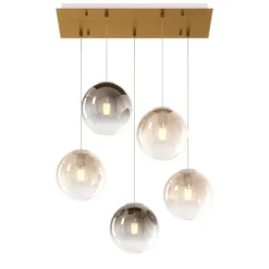 Lampadari Moderni-Top Light Lampadario sfere di vetro a sospensione per soggirono moderno