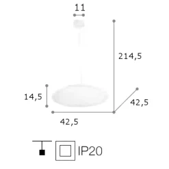 Lampadari Cucina-Ideal Lux Lampadario smarties sp3 d42 per cucina moderna vetro bianco