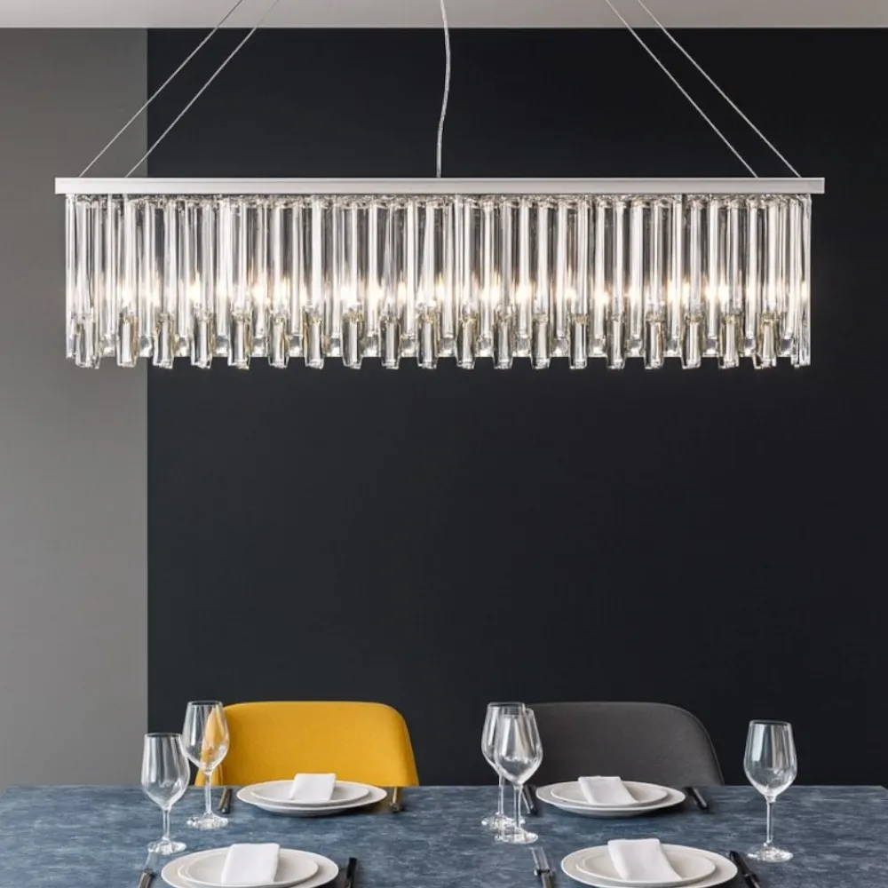 Lampadari Moderni-Ondaluce Lampadario so batida di cristallo per salone