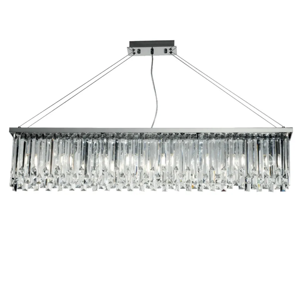 Lampadari Moderni-Ondaluce Lampadario so batida di cristallo per salone