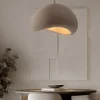 Lampadari Moderni-Selezionato da Mazzolaluce Lampadario sospensione 60cm wabi sabi marrone per soggiorno japandi