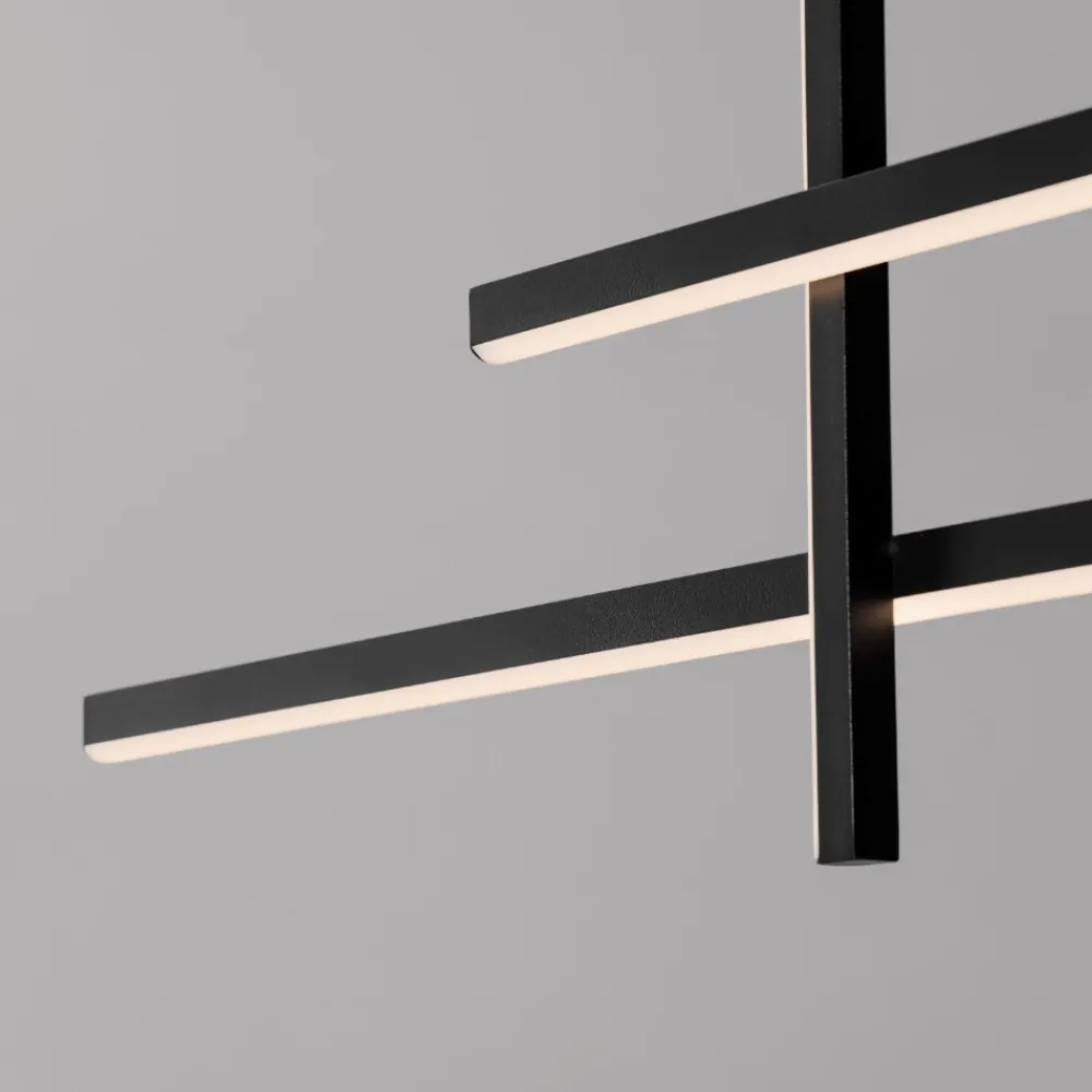Lampadari Cucina-Selezionato da Mazzolaluce Lampadario sospeso per cucina moderna led 3200k dimmerabile nero