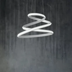 Lampadari Moderni-Ondaluce Lampadario so vuelta silver design moderno
