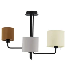 Lampadario Camera Da Letto-Selezionato da Mazzolaluce Lampadario stanza da letto marrone grigio beige