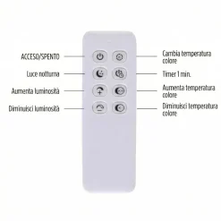 Lampadari Moderni-Selezionato da Mazzolaluce Lampadario tavola di legno led 2700k a 5000k con telecomando dimmerabile