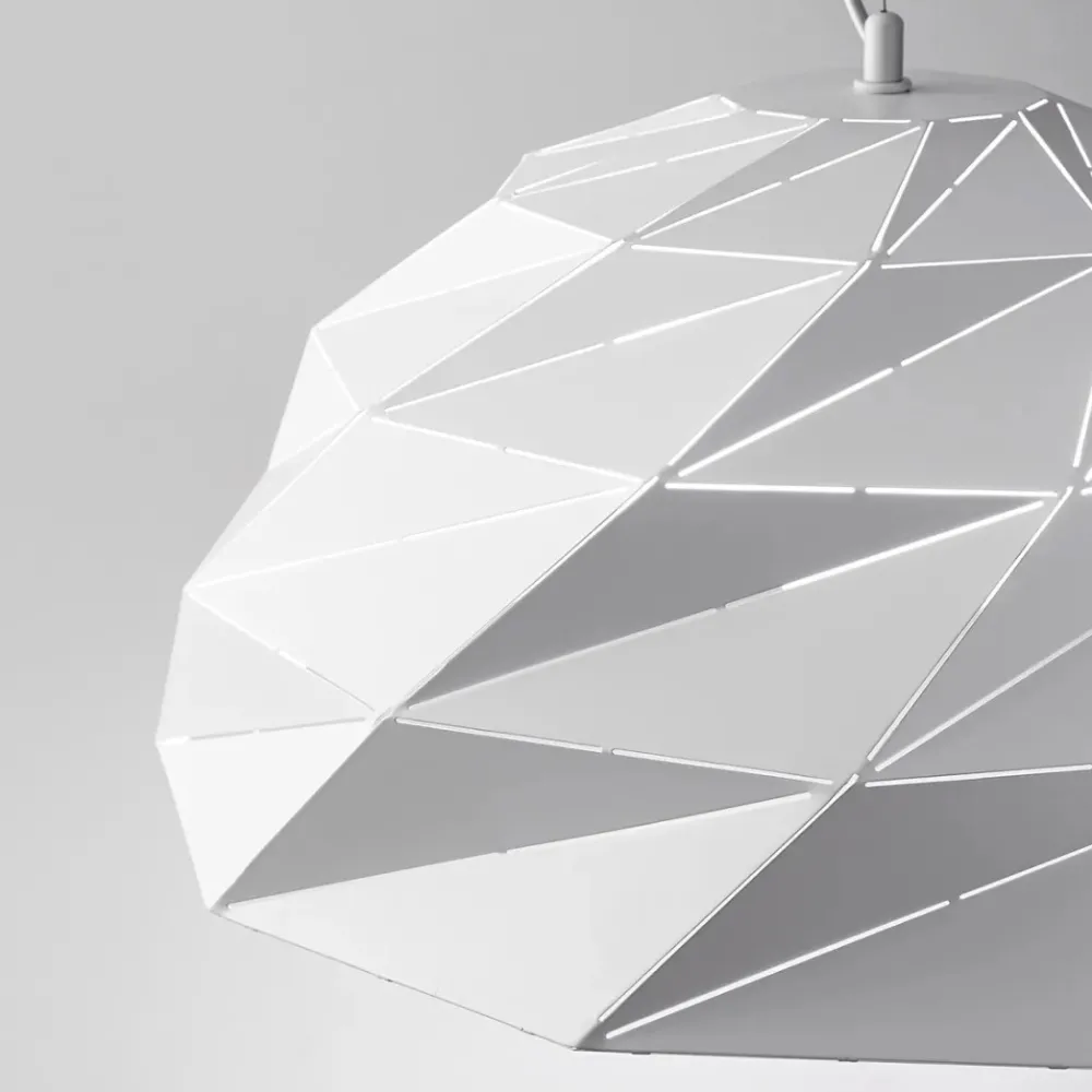 Lampadari Cucina-Perenz Illuminazione Lampadario tilt per cucina moderna cupola bianca