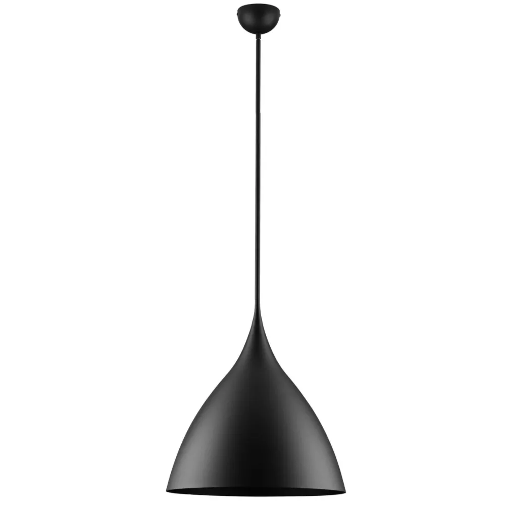 Lampadari Cucina-Selezionato da Mazzolaluce Lampadario topia cupola nera per sala da pranzo cucina