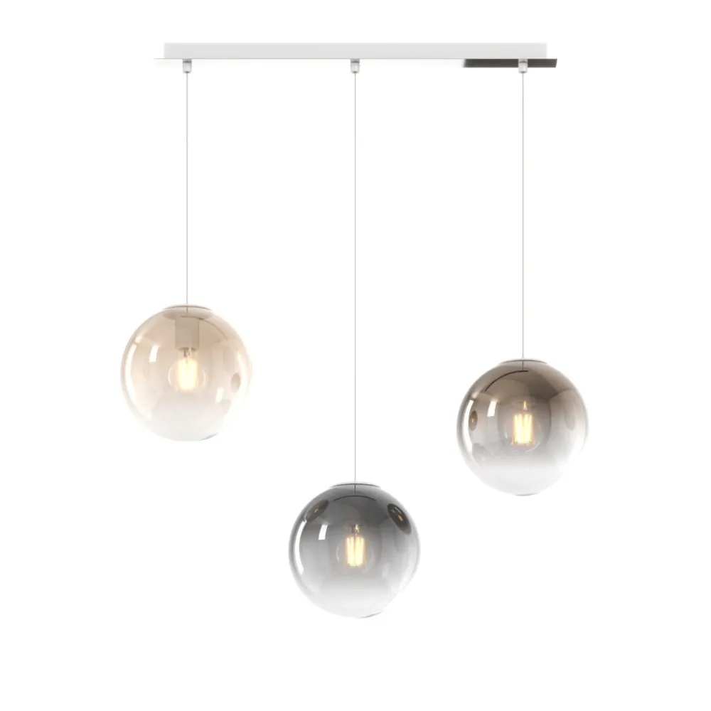 Lampadari Cucina-Top Light Lampadario toplight per isola cucina sfere vetro multicolor