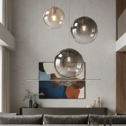 Lampadari Moderni-Top Light Lampadario toplight per soggiorno moderno sfere bocce vetro multicolor