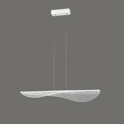Lampadari Moderni-Selezionato da Mazzolaluce Lampadario vela moderna led 40w 3000k per tavolo da soggiorno