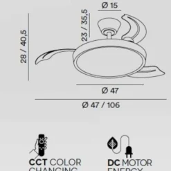Ventilatori Da Soffitto-Selezionato da Mazzolaluce Lampadario ventilatore con pale da soffitto sabbia 20mq pale motorizzate con telecomando
