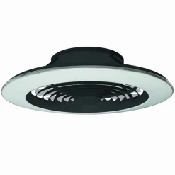 Ventilatori Da Soffitto-Selezionato da Mazzolaluce Lampadario ventilatore con pale nero led cct dimmerabile app e telecomando