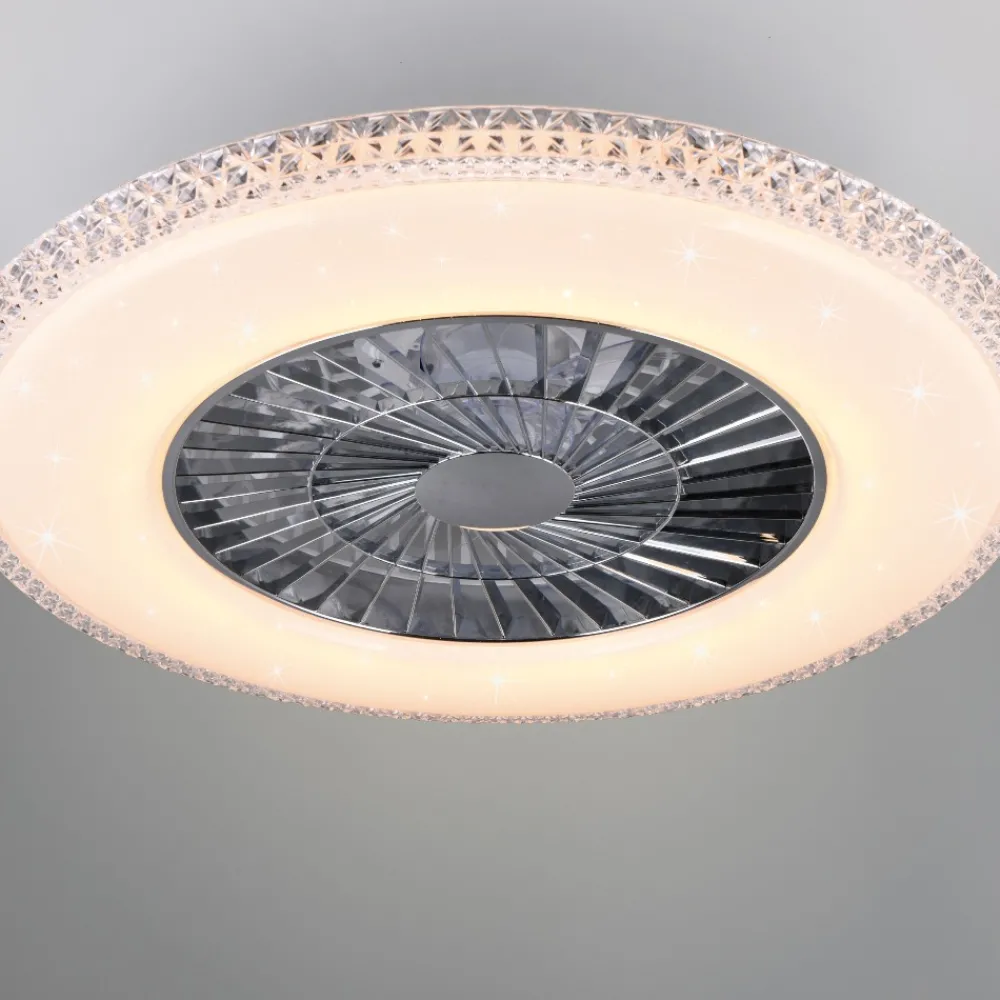 Ventilatori Da Soffitto-Selezionato da Mazzolaluce Lampadario ventilatore con pale a soffitto silenzioso con luce telecomando