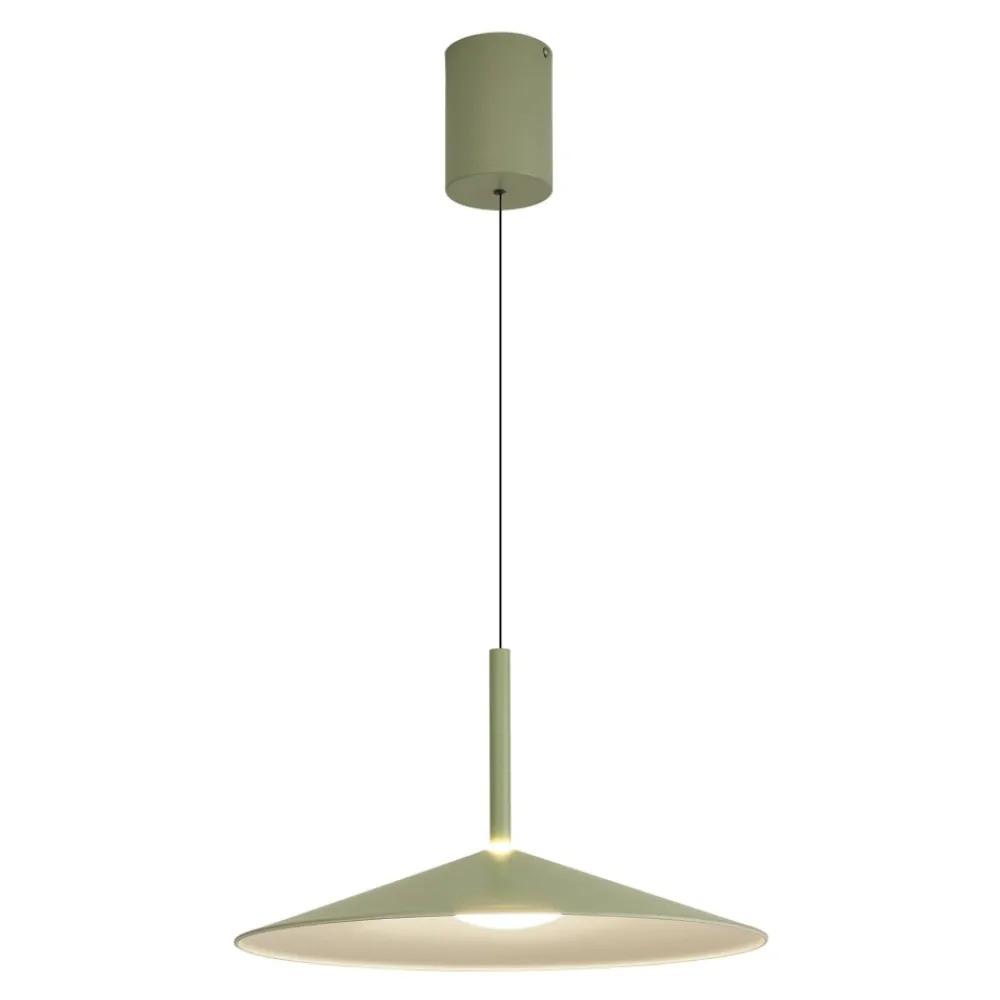 Lampadari Cucina-Selezionato da Mazzolaluce Lampadario verde saliscendi per cucina moderna led 16w 3000k