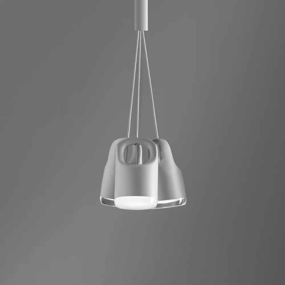 Lampadari Moderni-Vivida International Lampadario vivida bag bianco a grappolo per soggiorno moderno led 3000k