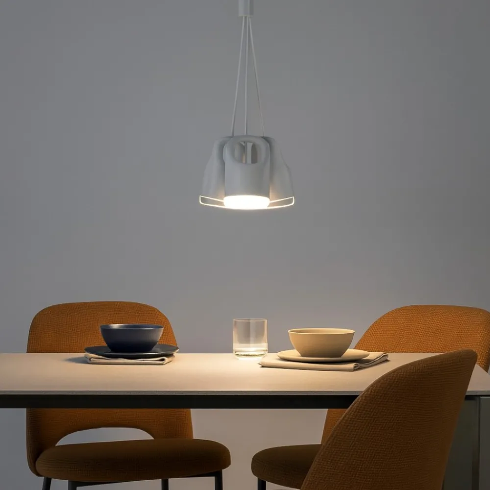 Lampadari Moderni-Vivida International Lampadario vivida bag bianco a grappolo per soggiorno moderno led 3000k