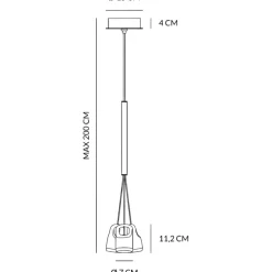 Lampadari Moderni-Vivida International Lampadario vivida bag bianco a grappolo per soggiorno moderno led 3000k