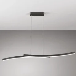 Lampadari Cucina-Vivida International Lampadario vivida hypebola nero led 30w 3000k 4000k