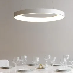 Lampadari Moderni-Vivida International Lampadario vivida inner-r 80 bianco led 80w 3000k 4000k dimmerabile