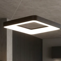 Lampadari Moderni-Vivida International Lampadario vivida inner-s 80 nero led 80w 3000k 4000k