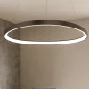 Lampadari Moderni-Vivida International Lampadario vivida lifering bronzo led 60w 3000k 4000k per soggiorno dimmerabile
