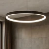 Lampadari Moderni-Vivida International Lampadario vivida lifering moderno bronzo per soggiorno led 48w 3000k 4000k dimmerabile