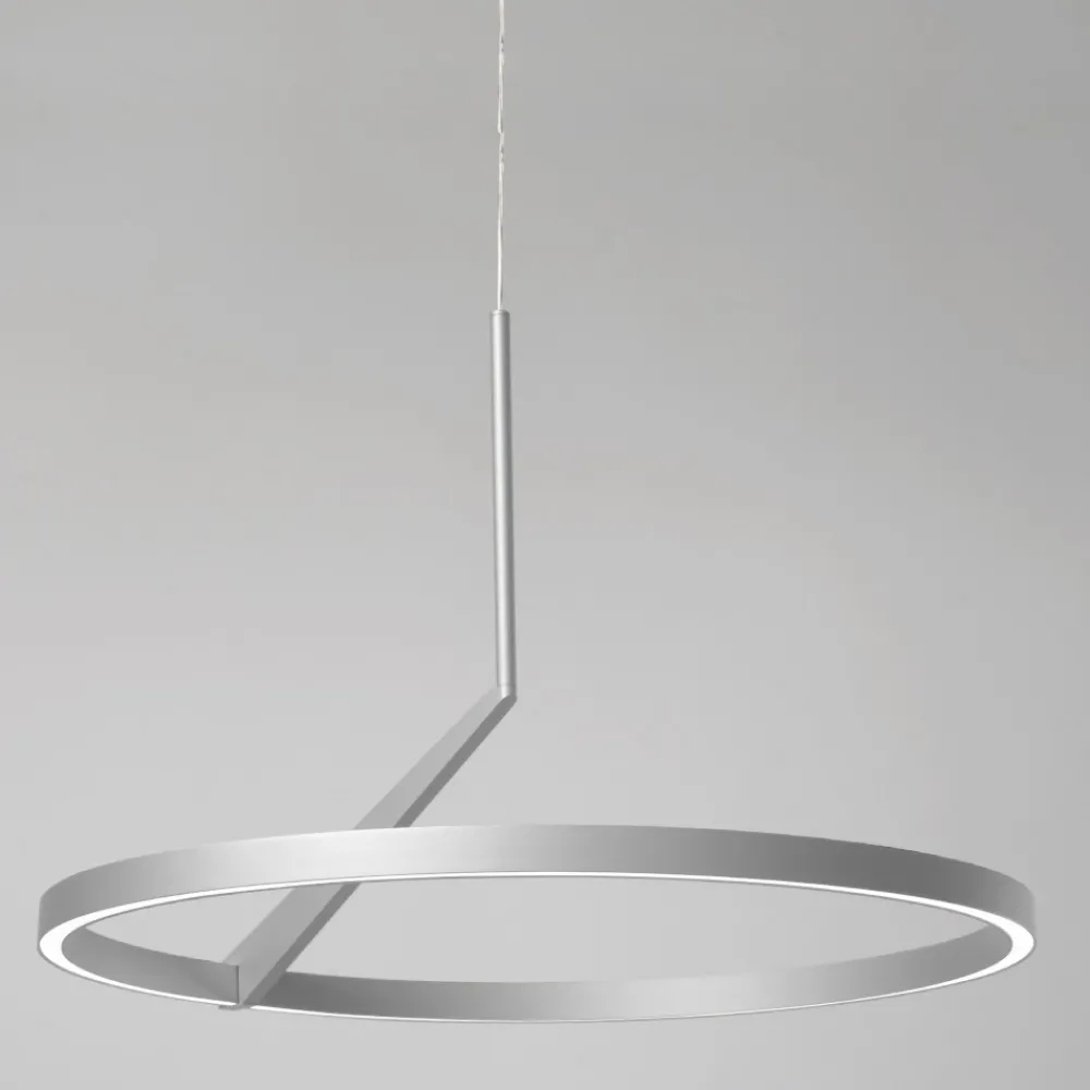 Lampadari Cucina-Vivida International Lampadario vivida meridiana titanio led 44w 3000k 4000k