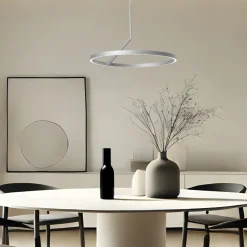 Lampadari Cucina-Vivida International Lampadario vivida meridiana titanio led 44w 3000k 4000k