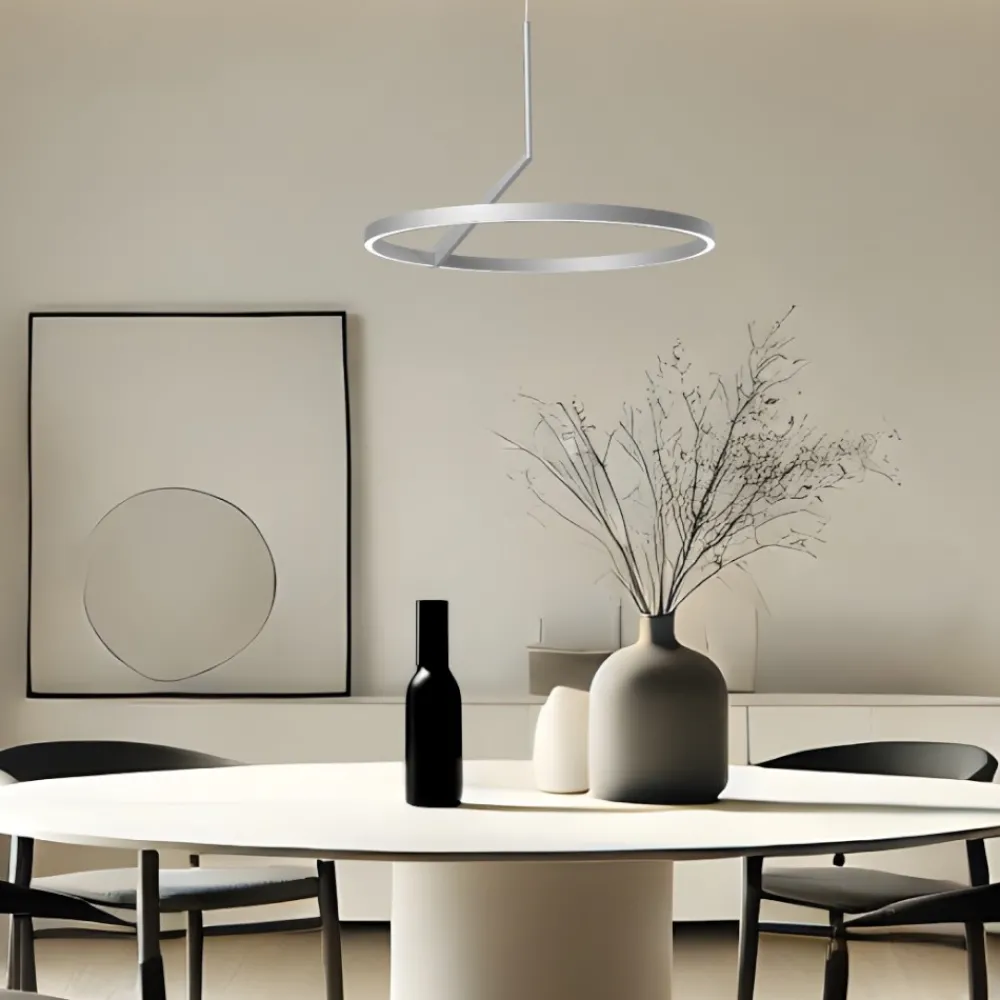 Lampadari Cucina-Vivida International Lampadario vivida meridiana titanio led 44w 3000k 4000k