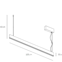 Lampadari Cucina-Vivida International Lampadario vivida sabbia segmento led 36w per cucina