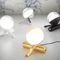Abat Jour-Linea Light Lampada rossini tab led 6w 900 lm 3000k nero codice ca148fbbwdi