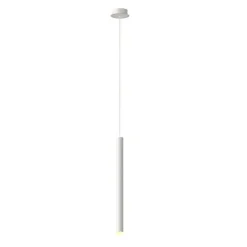 Lampade A Sospensione-Selezionato da Mazzolaluce Lampada sospensione cilindro bianco led 6w 3000k
