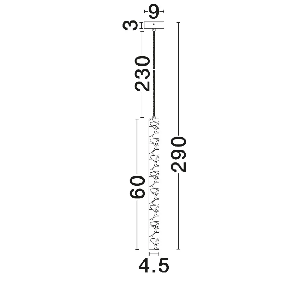 Lampade A Sospensione-Selezionato da Mazzolaluce Lampada sospensione cilindro travertino led 3w 3000k