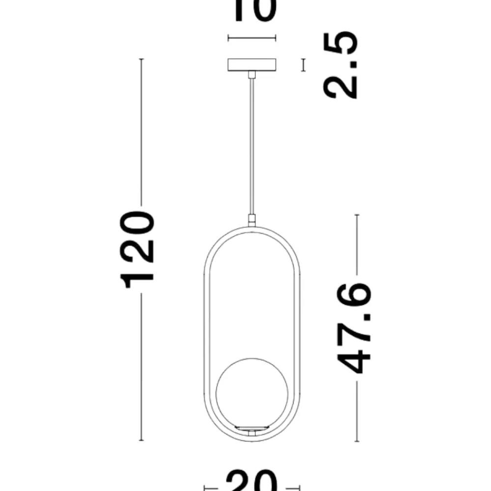 Lampade A Sospensione-Selezionato da Mazzolaluce Lampada sospensione da comodino oro stile contemporaneo