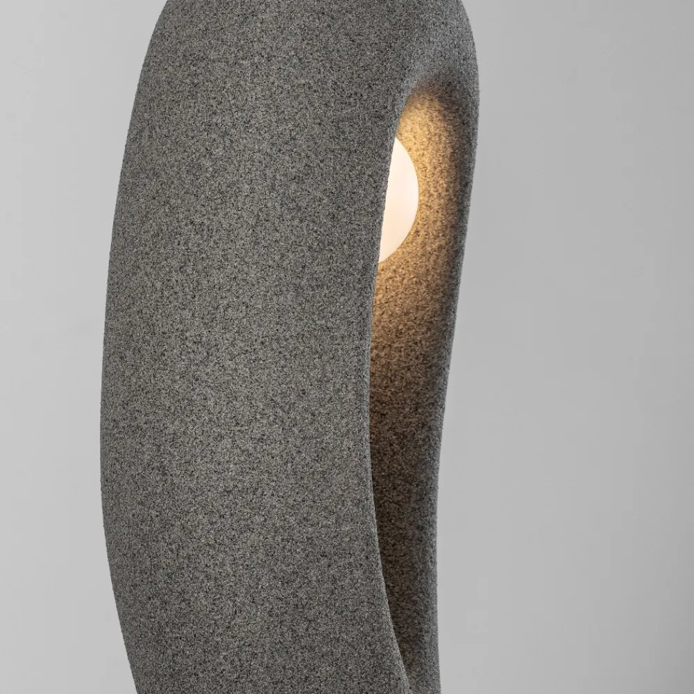 Lampade A Sospensione-Selezionato da Mazzolaluce Lampada sospensione in resina wabi sabi design japandi grigio