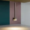 Lampade A Sospensione-Selezionato da Mazzolaluce Lampada sospensione nera vetro cromo trasparente