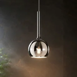 Lampade A Sospensione-Top Light Lampada sospensione per camera da letto sfera di vetro