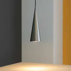 Lampade A Sospensione-Maytoni Lampada sospensione per isola cono cromo fp