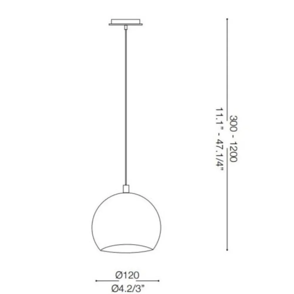 Lampade A Sospensione-Ideal Lux Lampada sospensione per isola bancone sfera bianca mr jack sp1 small