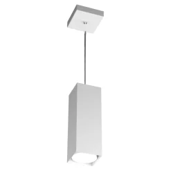 Lampade A Sospensione-Top Light Lampada sospensione quadrata bianca
