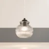 Lampade A Sospensione-Ondaluce Lampada sospensione vetro trasparente madagascar