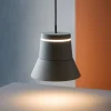 Lampade A Sospensione-Vivida International Lampada sospensione vivida cloche grigio led 6w 3000k
