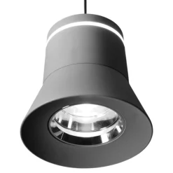 Lampade A Sospensione-Vivida International Lampada sospensione vivida cloche grigio led 6w 3000k