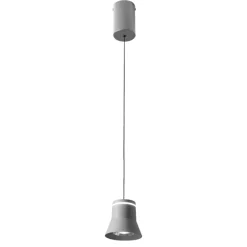 Lampade A Sospensione-Vivida International Lampada sospensione vivida cloche grigio led 6w 3000k