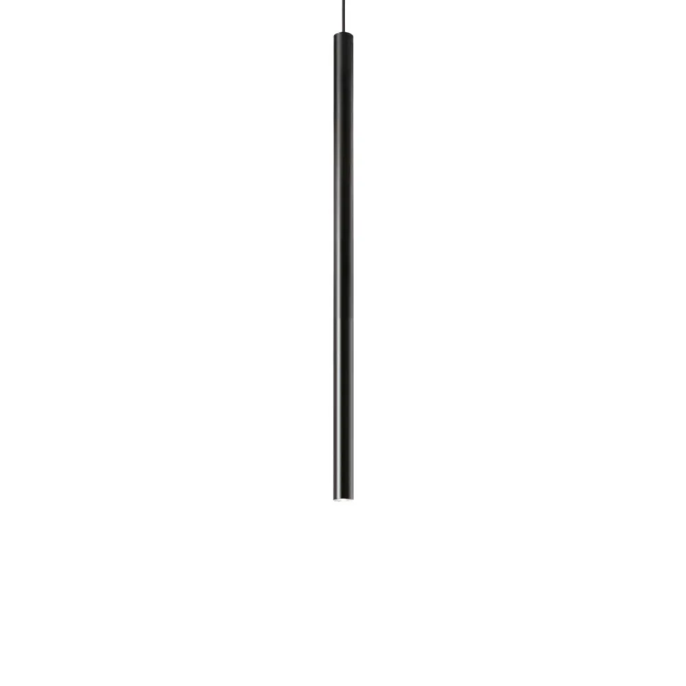 Lampade A Sospensione-Ideal Lux Lampada ultrathin sp led 3000k d040 round dali-push nero