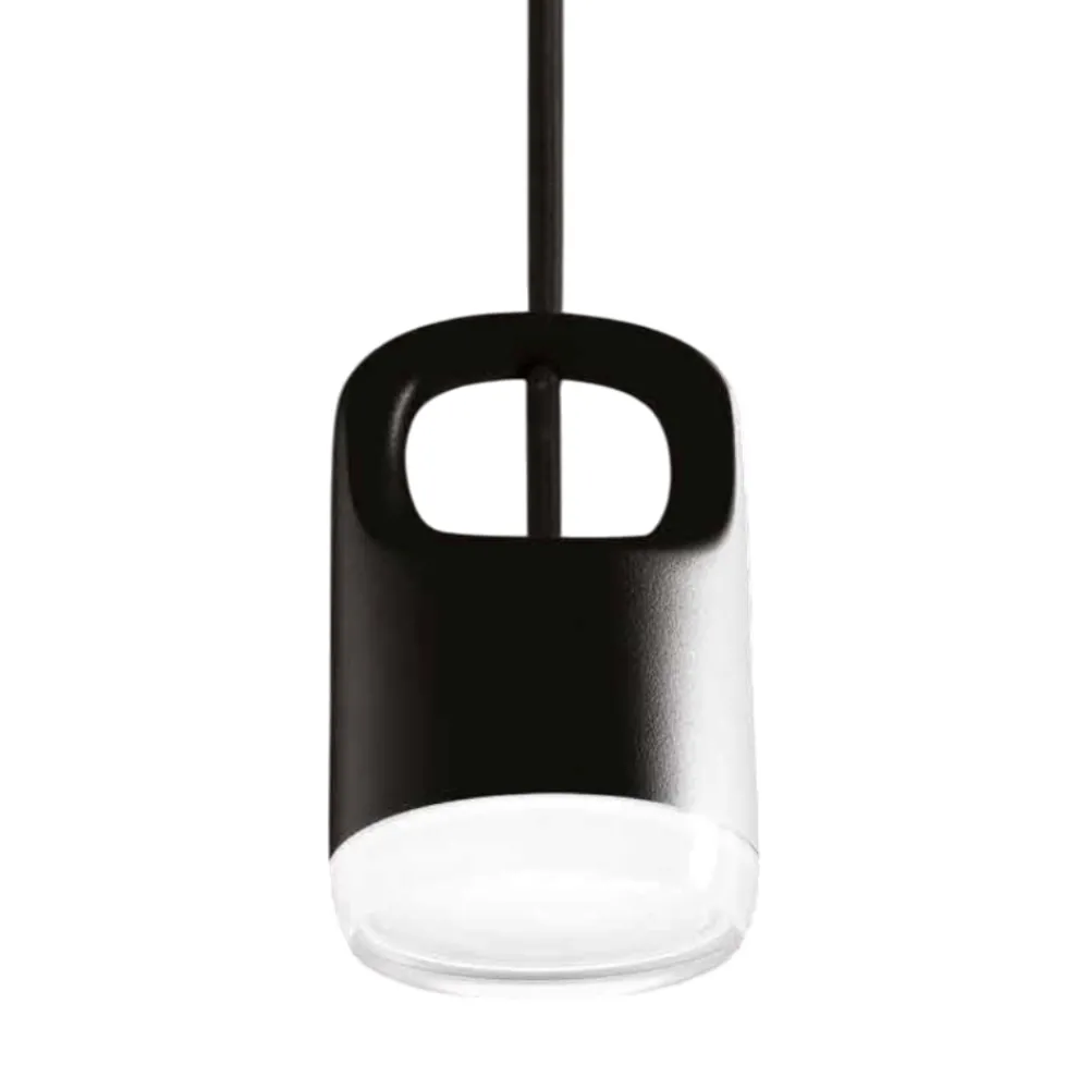 Lampade A Sospensione-Vivida International Lampade a sospensione design led 5w 3000k nero vivida bag