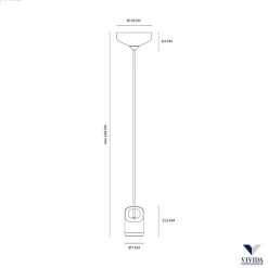 Lampade A Sospensione-Vivida International Lampade a sospensione design led 5w 3000k nero vivida bag
